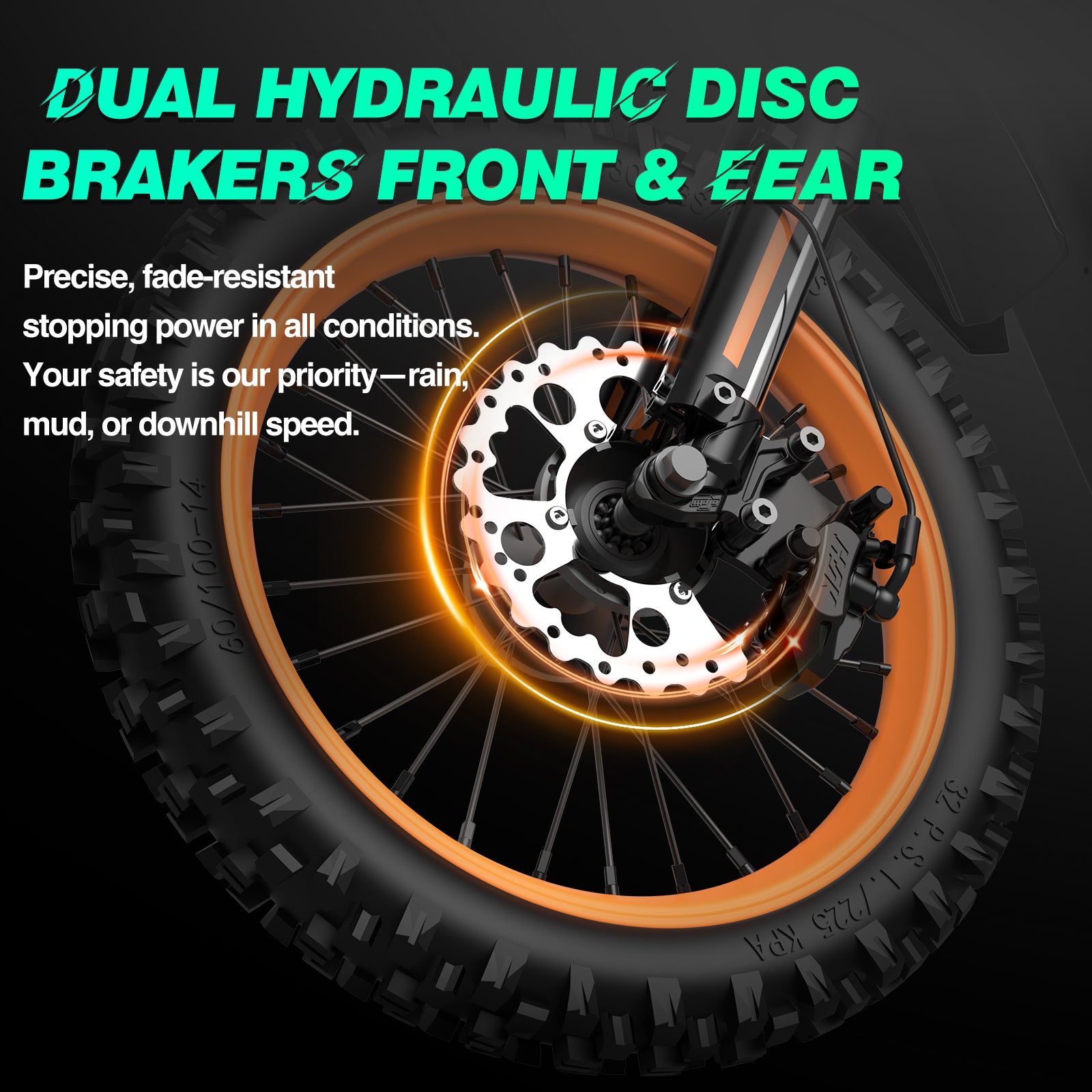 Pazolle X1 Front14"&Rear12" 48V30Ah 3000W Electric off-road vehicle