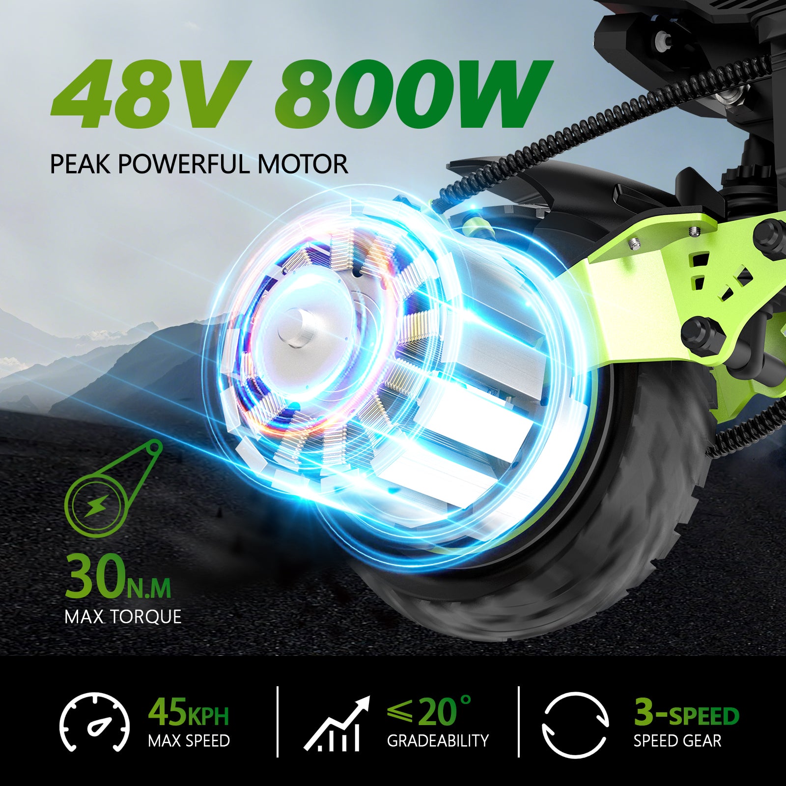 LIT-Z1 800W Adult electric scooter