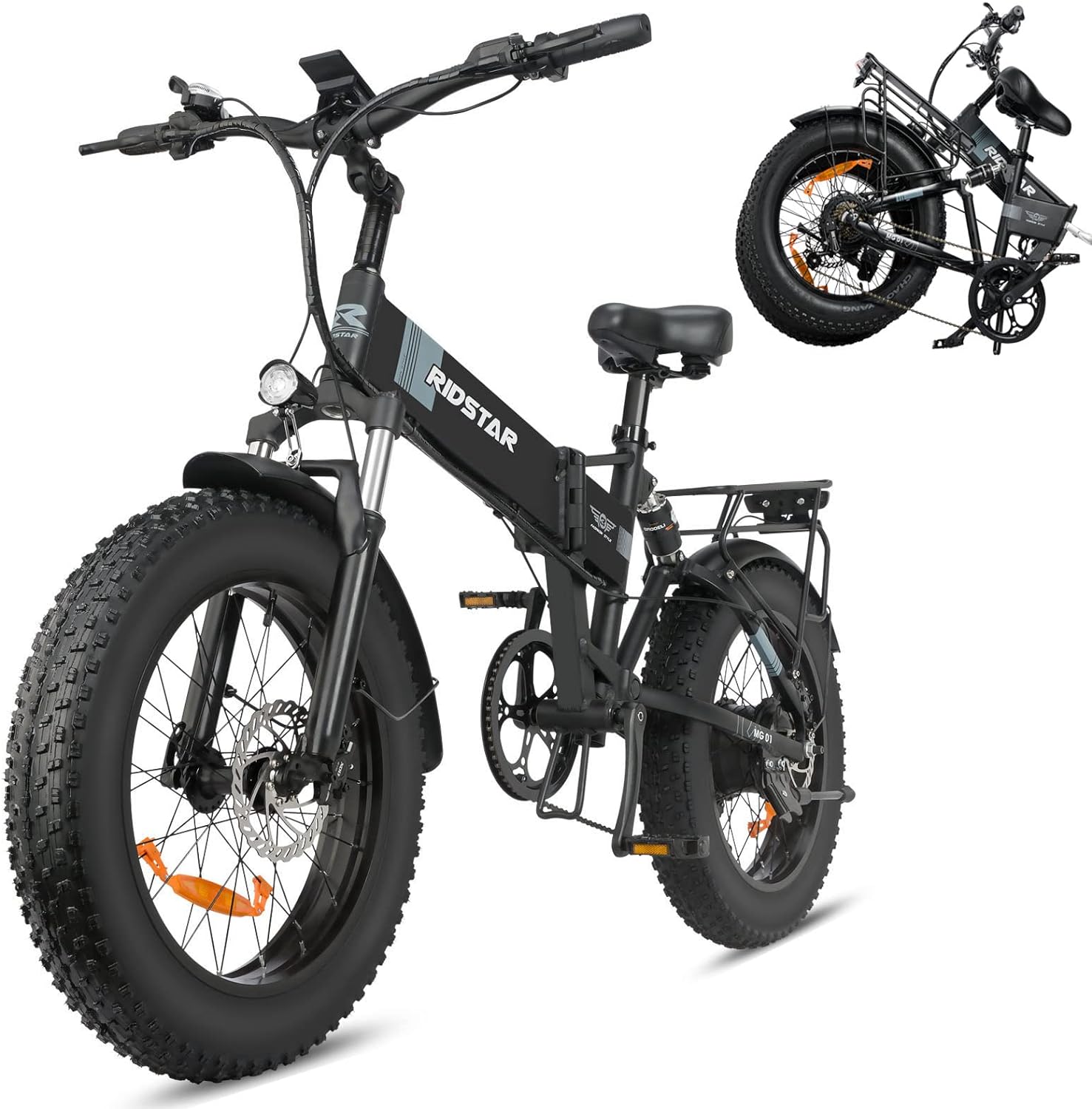 Ridstar H20 1000W Electric Mountain Bike Online Ridstarebike