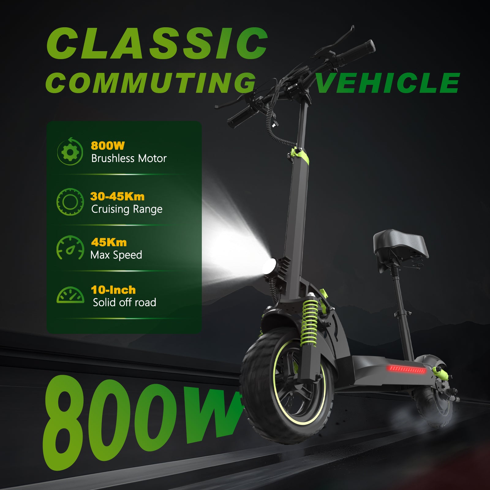 LT-M4 800W Adult electric scooter