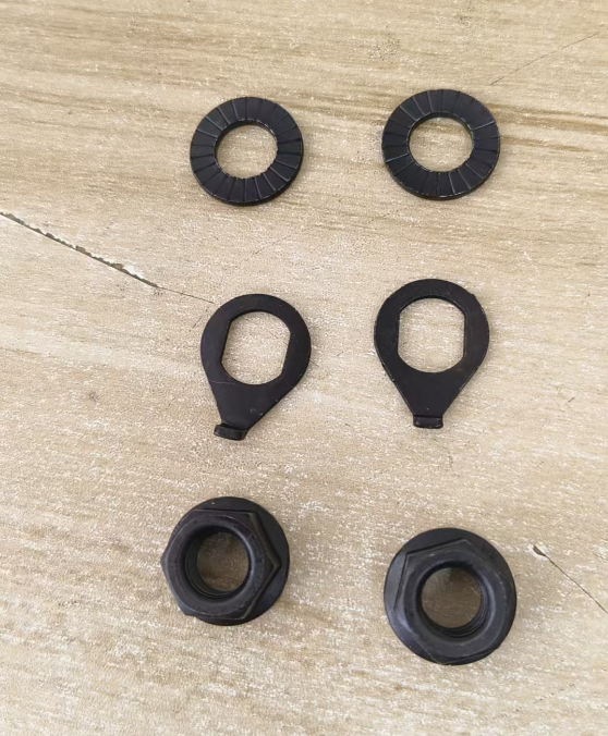 Ridstar Front wheel nut kit