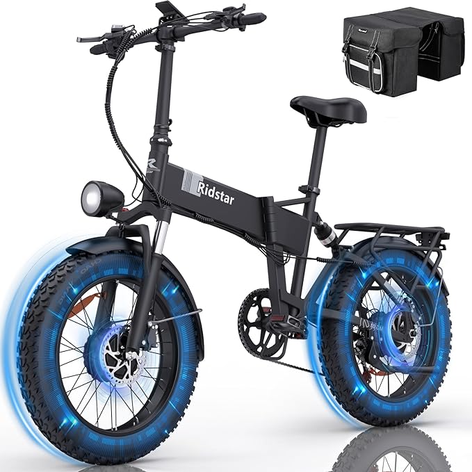 Ridstar 20Inch Folding Electric Bike-1