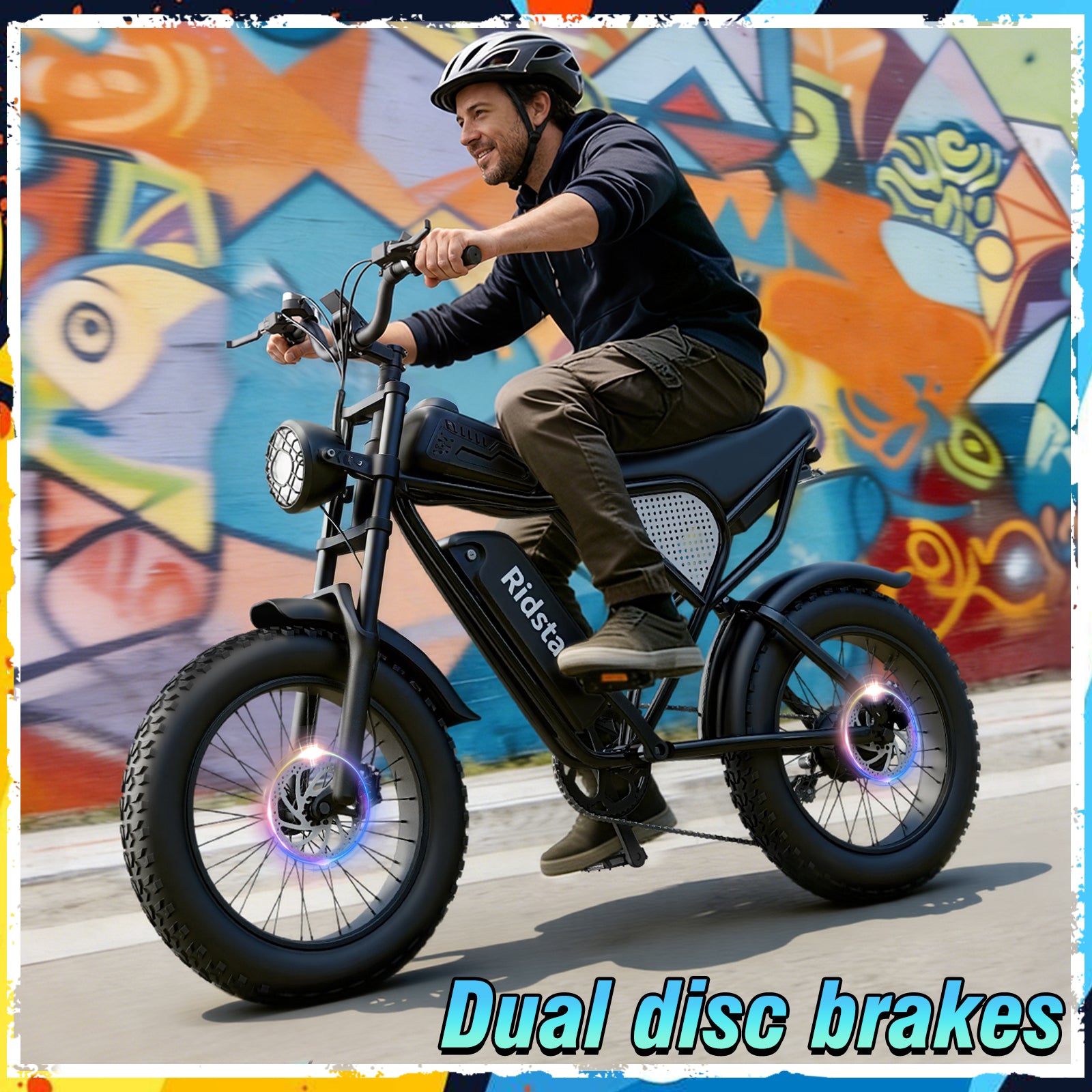 Ridstar® Q30 Lite 1500W Fat Tire Ebike