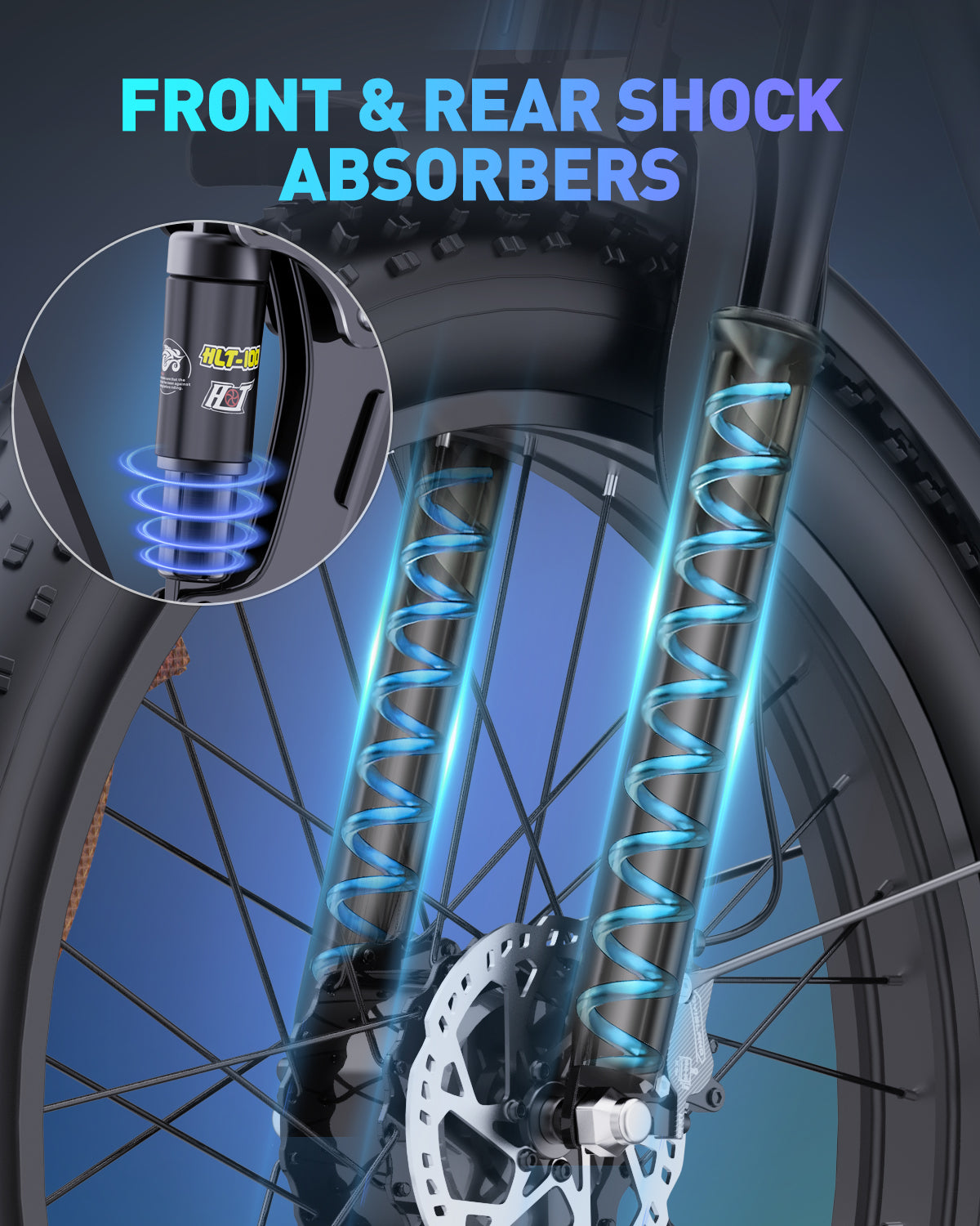 Ridstar® E Bike E26Pro Fat Tire Mountain Electric Bike – Ridstarebike