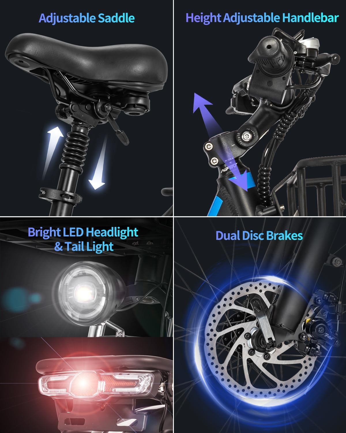 Ridstar H20 1200W Fat Tire Mountain Ebike-6