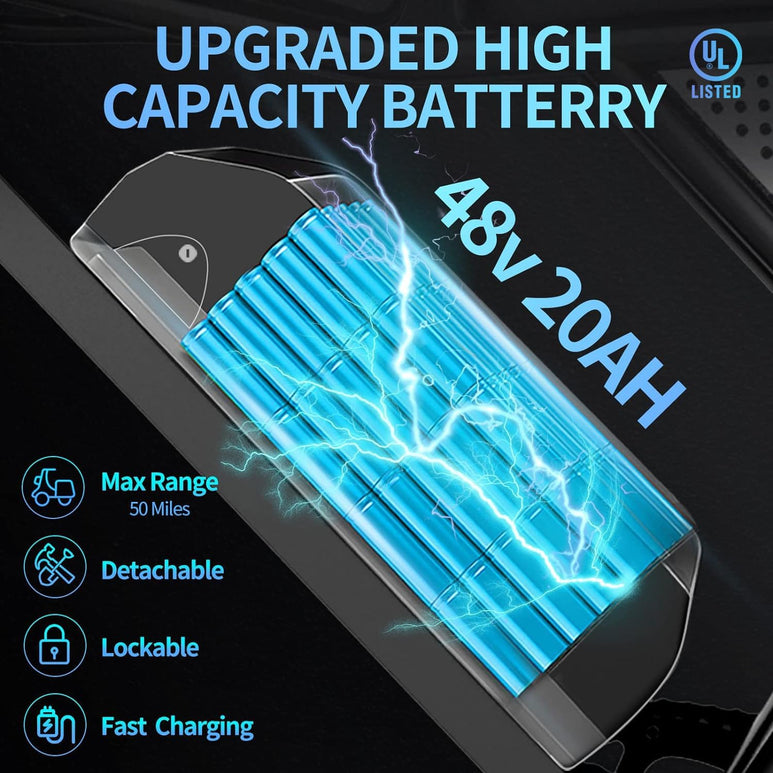 Ridstar® Q20 1500W Fat Tire Electric Mountain Motorcycles