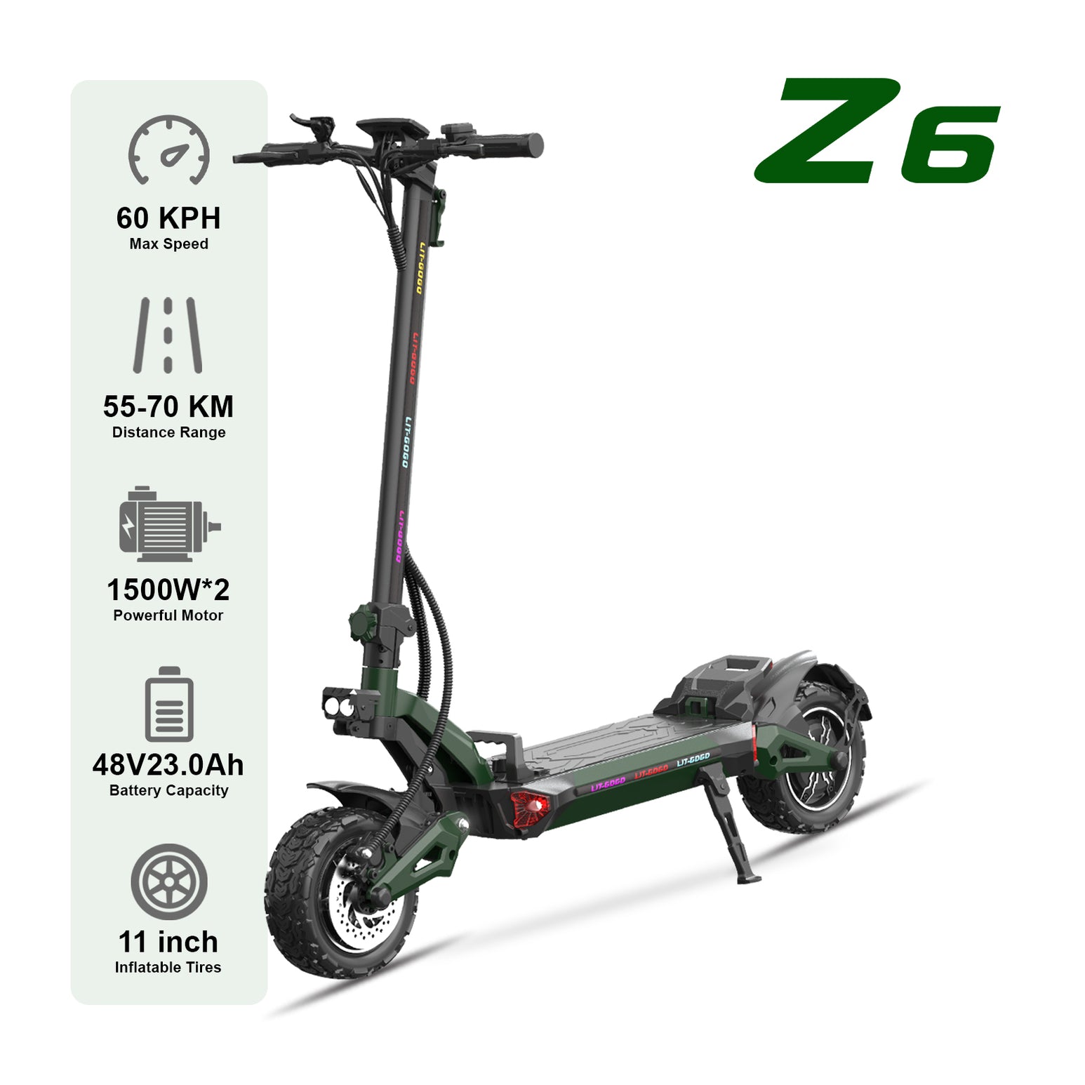 LIT-Z6 1500W  Adult electric scooter