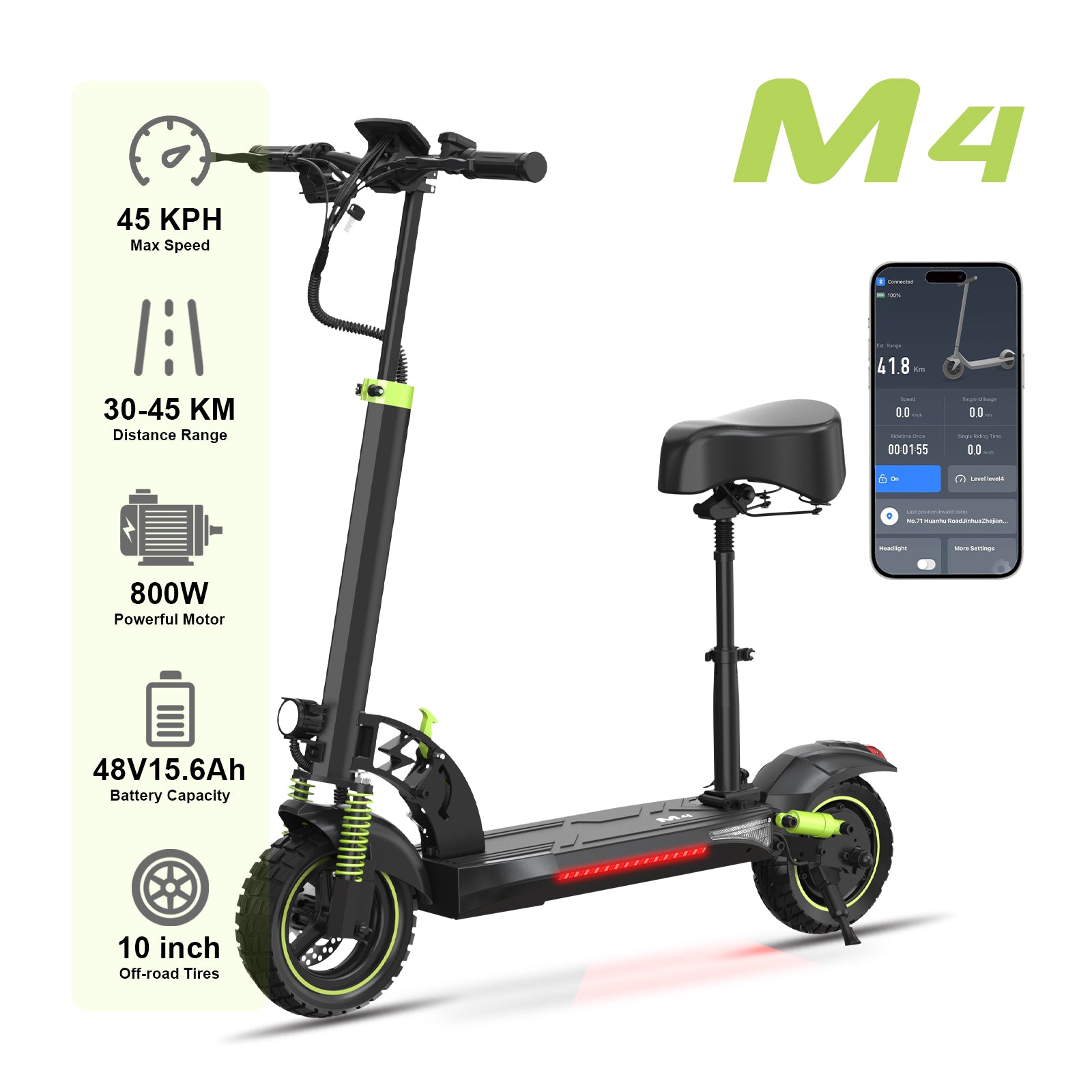 LT-M4 800W  Adult electric scooter