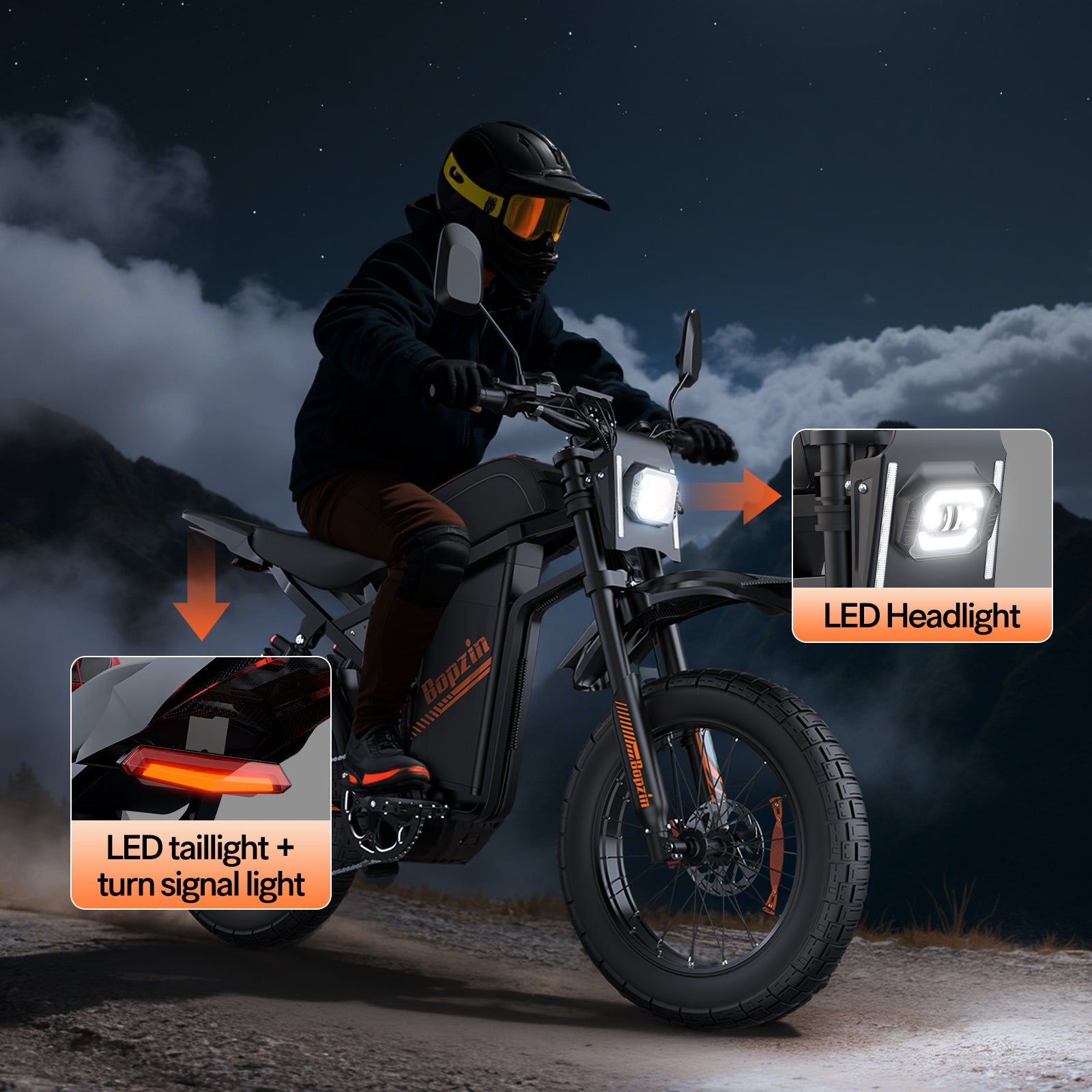 M2000 60V Fat Tire Electric Motorcycle for aldult: An All-Round Riding Partner for Diverse Travel Needs