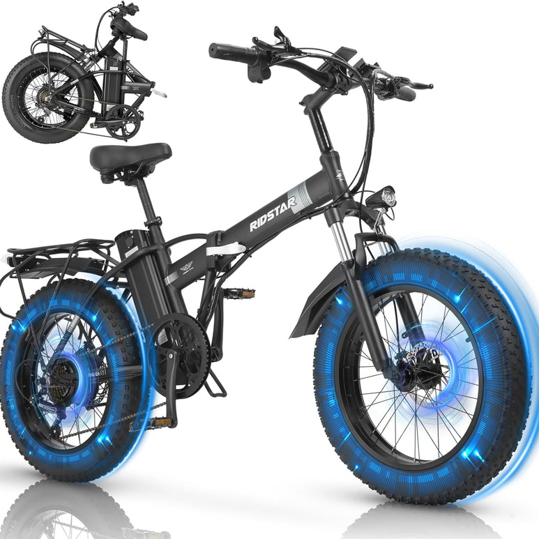 Ridstar G20 Fat Tire Mountain Electric Bike-1