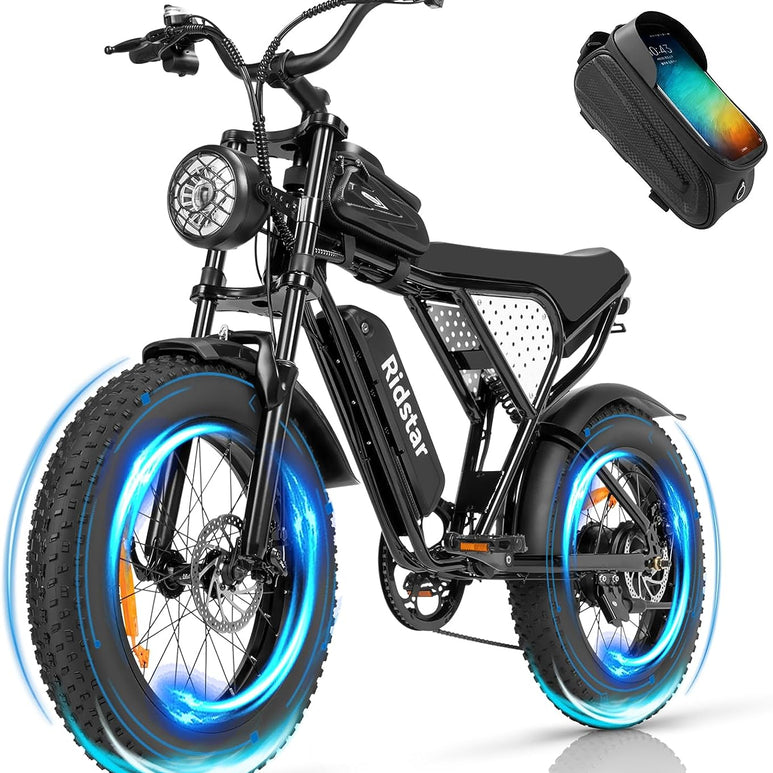 Ridstar Q20 1000W Fat Tire Ebike-1