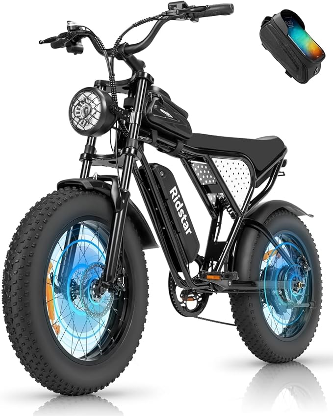 Ridstar Q20 750W Fat Tire Electric Bicycle-1