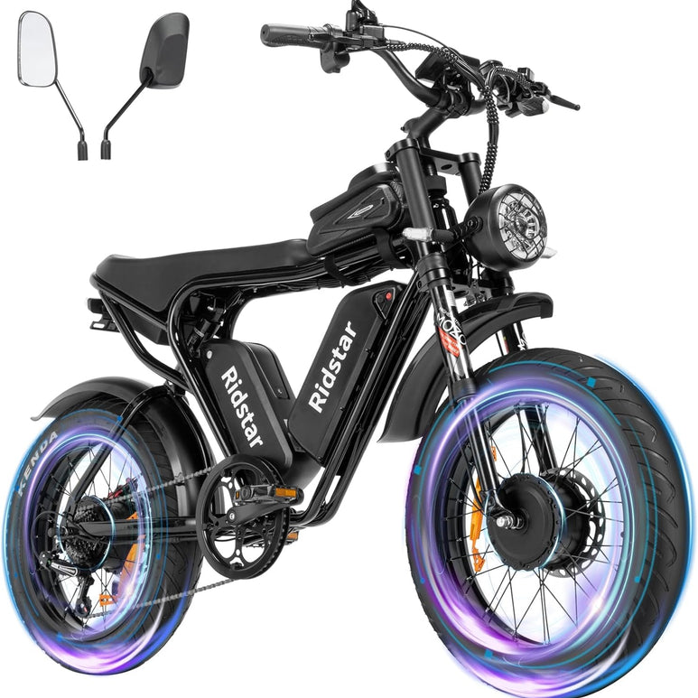 Ridstar Q20PRO-2000W 52V 40AH Electric Bikes For Adults